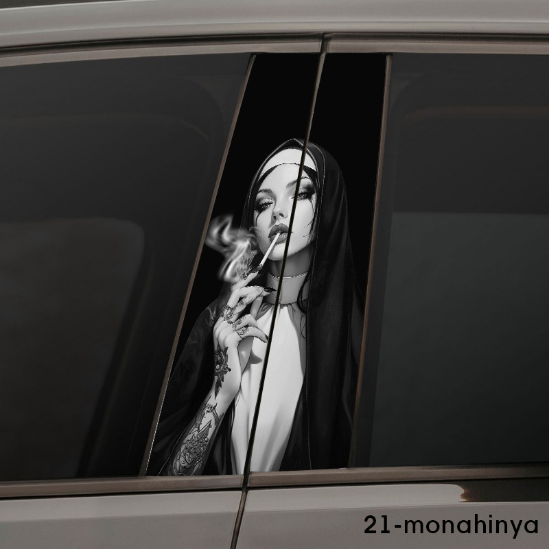 Монахиня чорно-біла 21