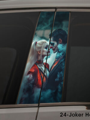 Джокер та Харлі на фоні диму 24
