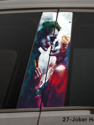 Джокер та Харлі на білому фоні 27