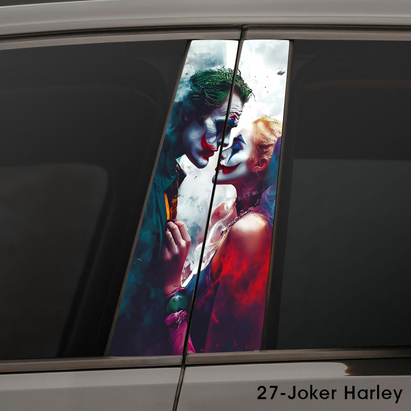Джокер та Харлі на білому фоні 27