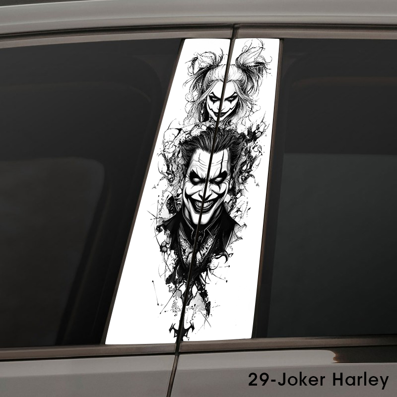 Джокер та Харлі чорно-білі 29