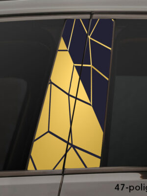 Полігон золото-синій 47