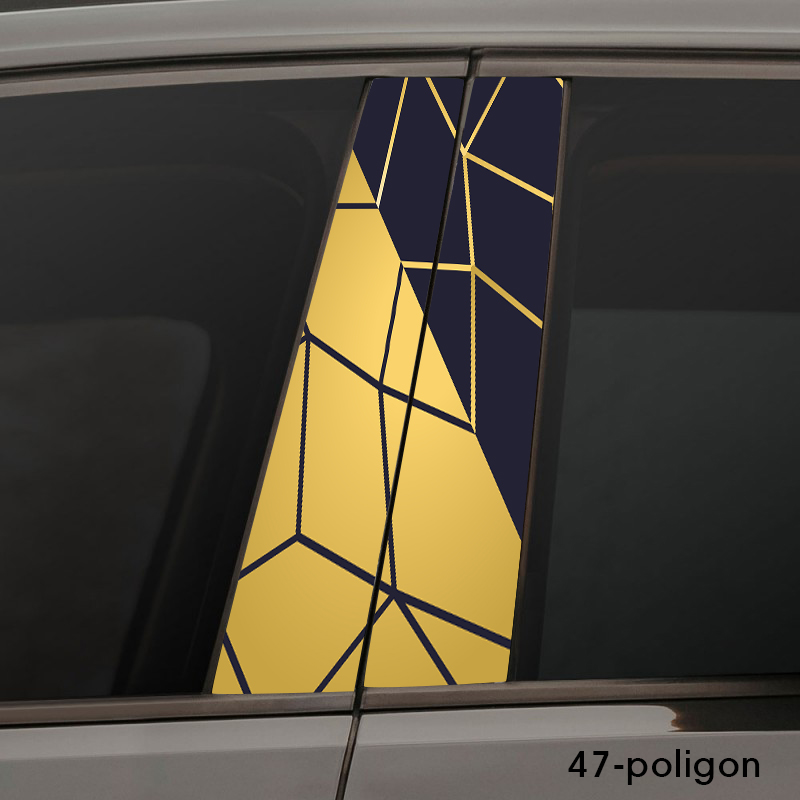 Полігон золото-синій 47